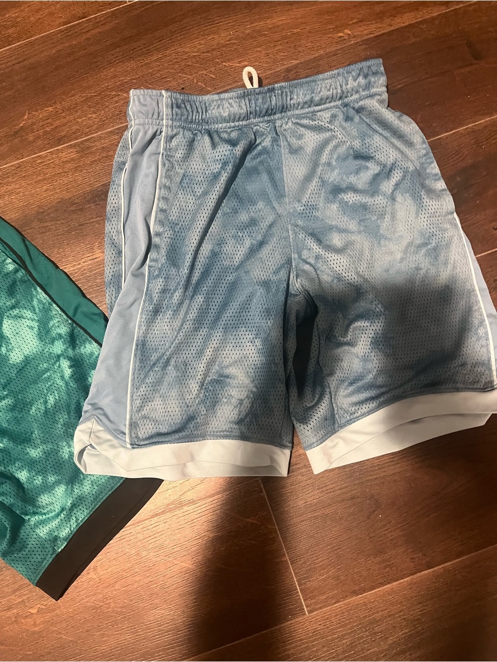 DSG Teal Tie-Dye and Light Blue Mesh Athletic Shorts Set - Picture 3 of 5